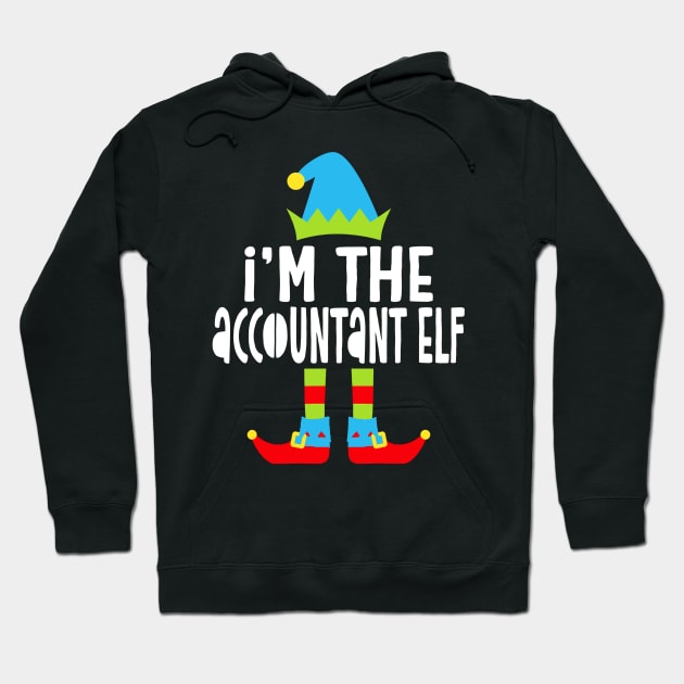 I'm The Accountant Elf Hoodie by luckyboystudio